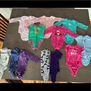 *SOLD* Toddler Girl’s Diaper Shirt Set - 3-6mo/6mo